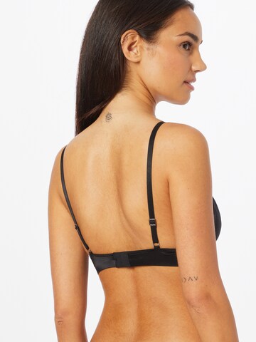 melns SLOGGI Trijstūra formas Bikini augšdaļa 'S Smooth'