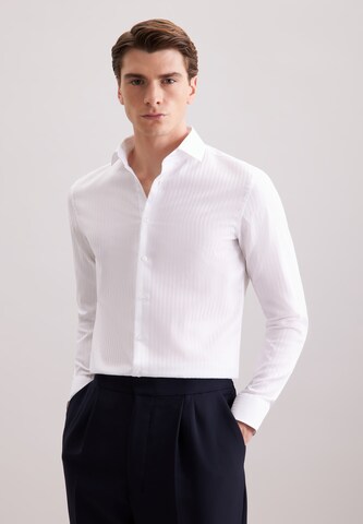 Coupe regular Chemise business SEIDENSTICKER en blanc