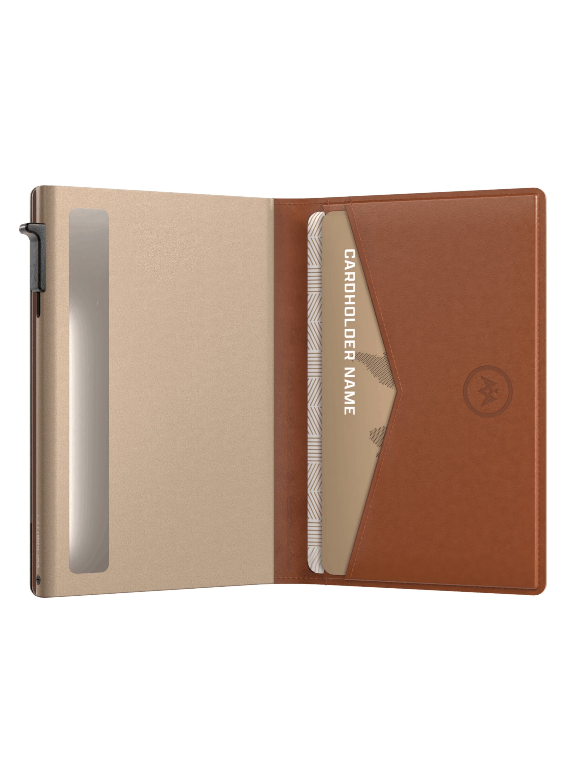 Prowallet Wallet 'Pasjeshouder Slim' in Brown
