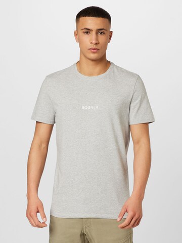 BOGNER Тениска 'ROC' в сиво: отпред
