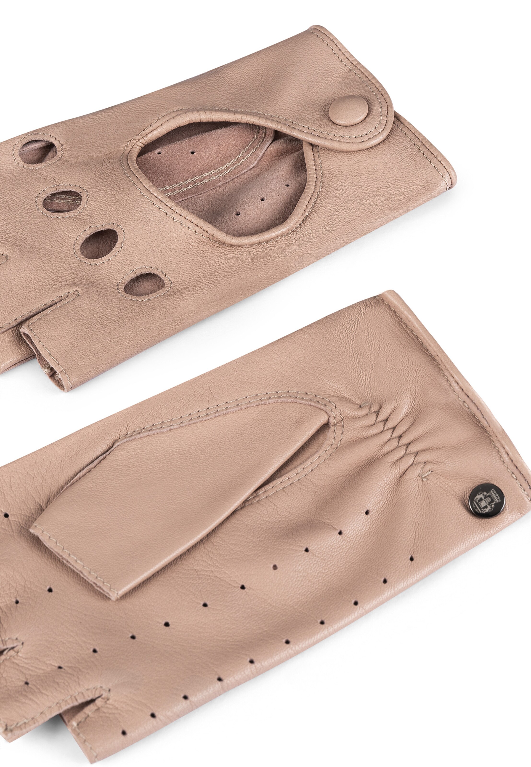 Guanti con dita corte 'FLORENZ AUTOFAHRER' di Roeckl in rosa