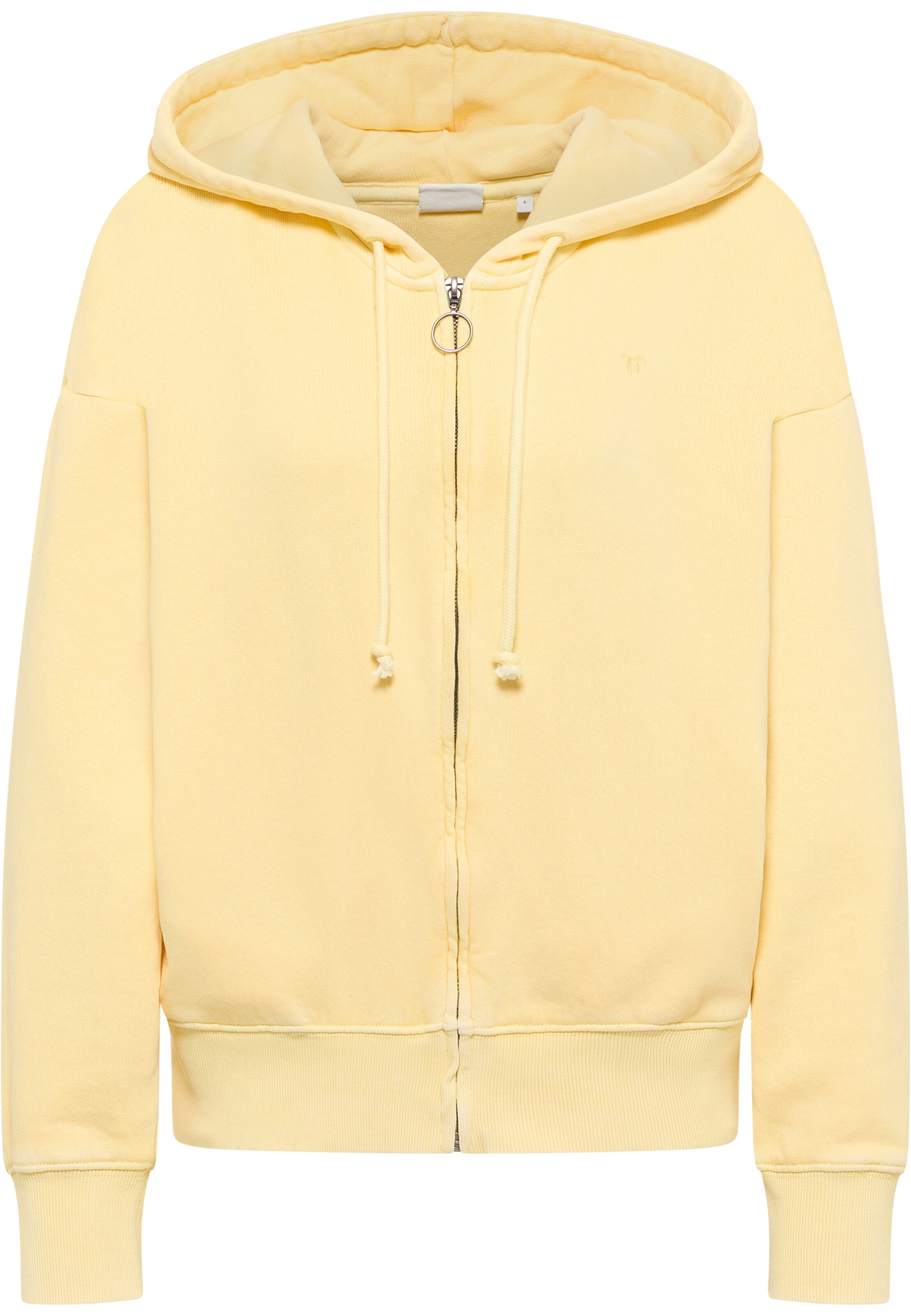 MUSTANG Sweatshirt 'Rochelle' in Yellow: front
