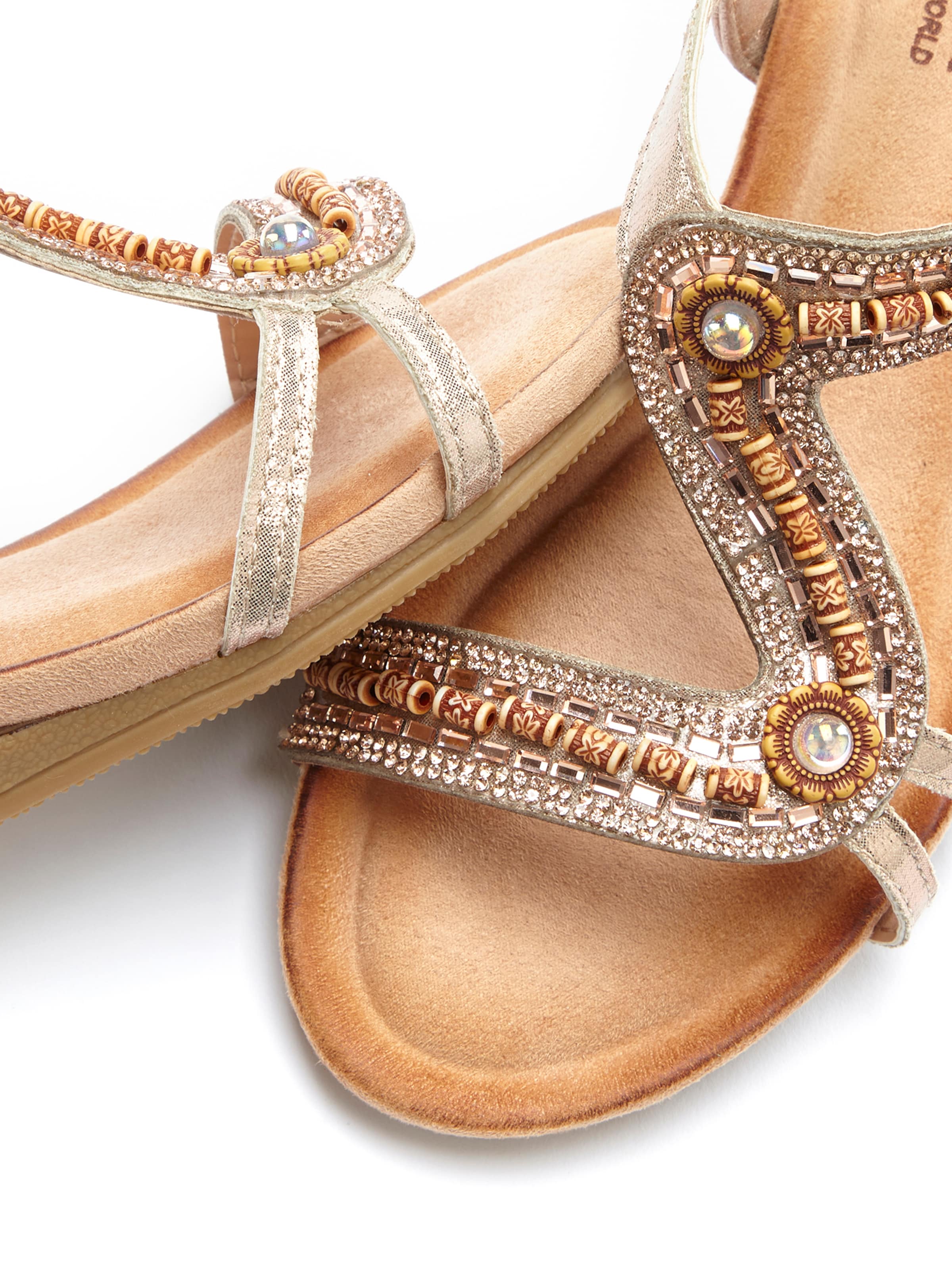 Sandales à lanières LASCANA en beige : au dessus