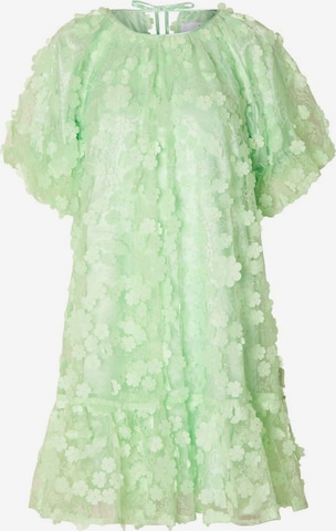 Robe 'Alberta' SELECTED FEMME en vert : devant