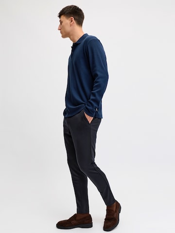 mėlyna JJ Rebel Prigludęs „Chino“ stiliaus kelnės 'JREBMICHAEL'