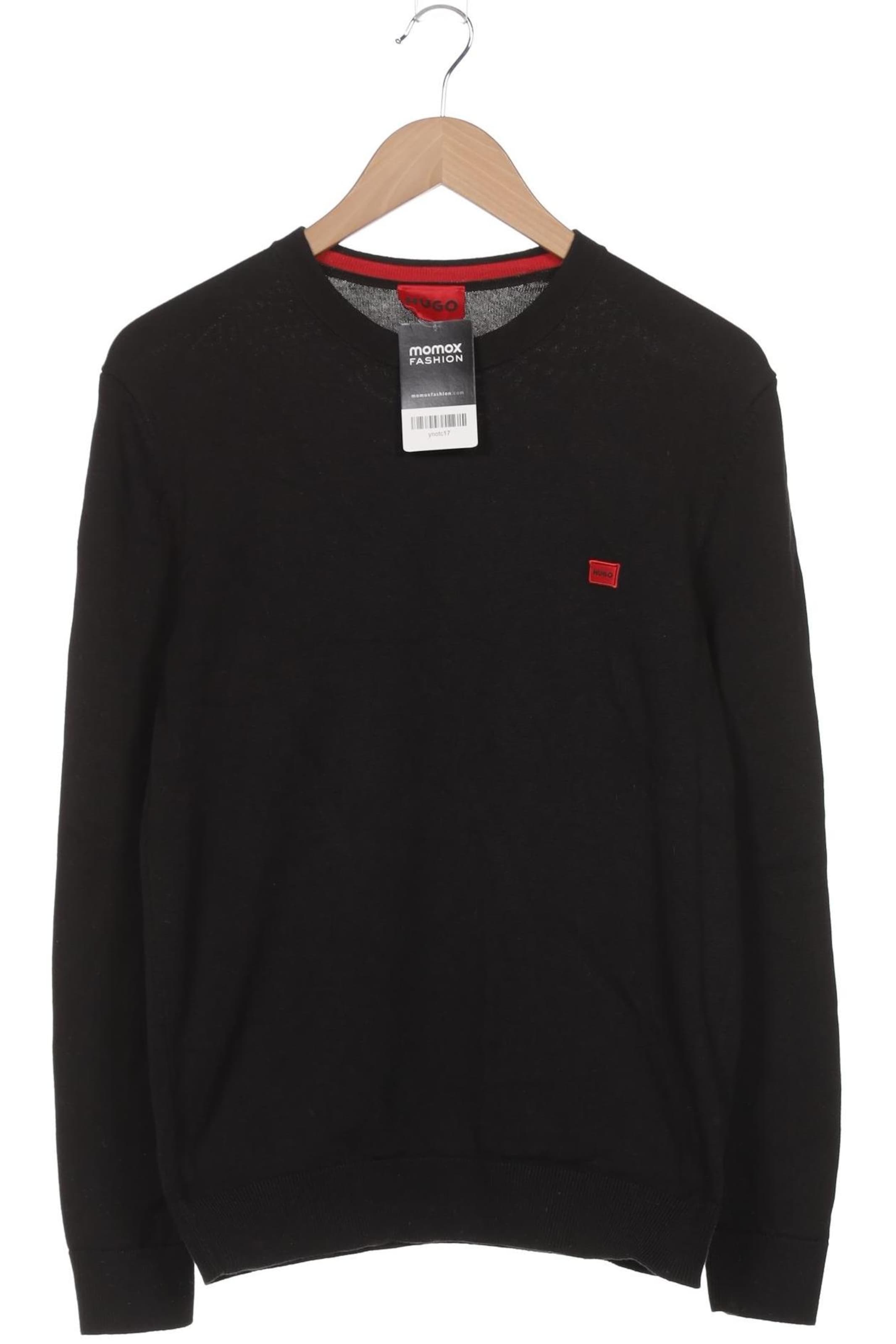 HUGO Sweater M in Schwarz: Vorderseite