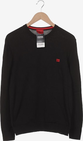 HUGO Sweater M in Schwarz: Vorderseite