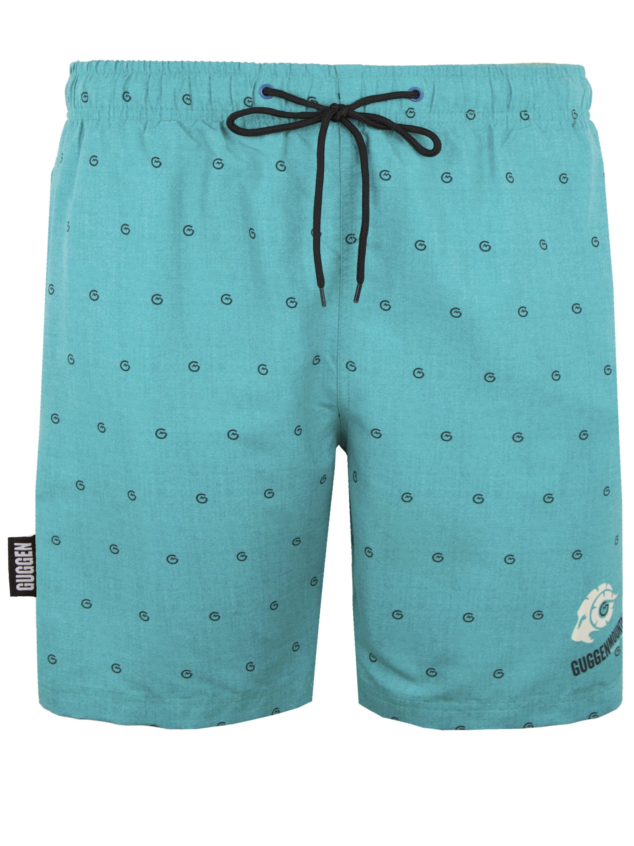 Guggen Mountain Badeshorts 'Boardshorts 1605'‌‌‌‌‌‌‌‌ in Blau: Vorderseite