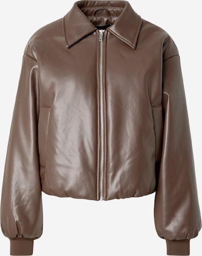 PIECES Jacke in dunkelbraun, Produktansicht