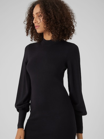 Vero Moda Petite Knitted dress 'Holly Karis' in Black