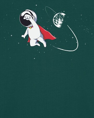 Maglietta ' Superastronaut ' di Watapparel in verde