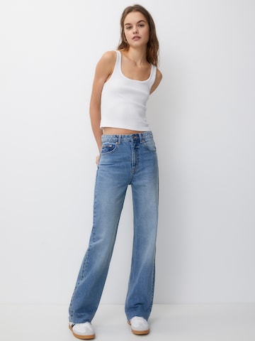 Pull&Bear Regular Jeans in Blau