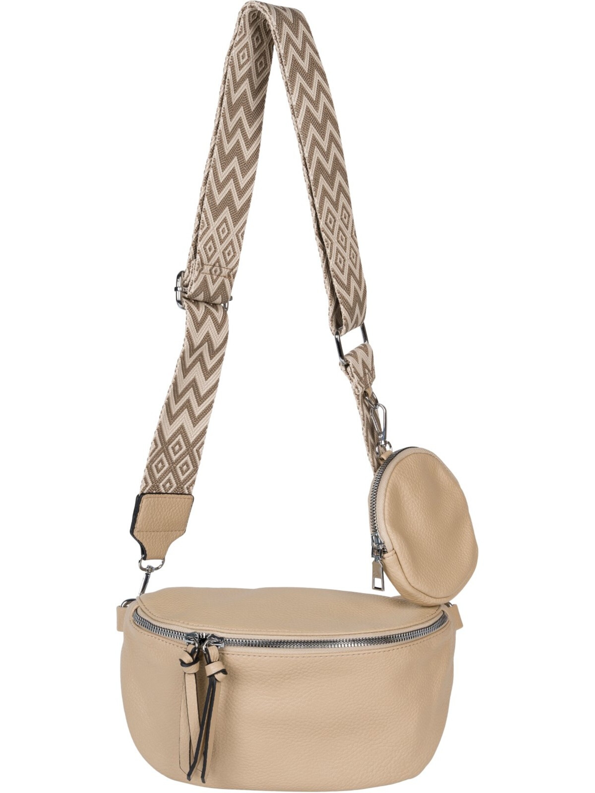 styleBREAKER Crossbody bag '2-Teiliges Set Halbmond Crossbody Bag' in Grey: front