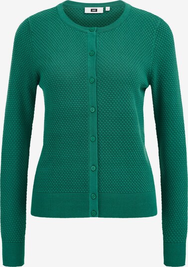 Geacă tricotată WE Fashion pe verde smarald, Vizualizare produs
