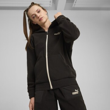 PUMA Funktionsfleecejacke 'ESS' in Schwarz