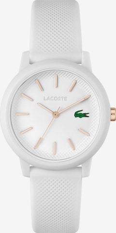 LACOSTE - Reloj analógico en blanco