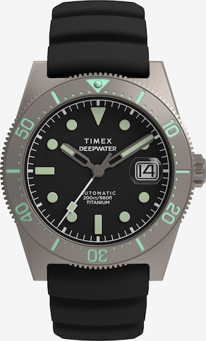 TIMEX Analoguhr in Schwarz: Vorderseite