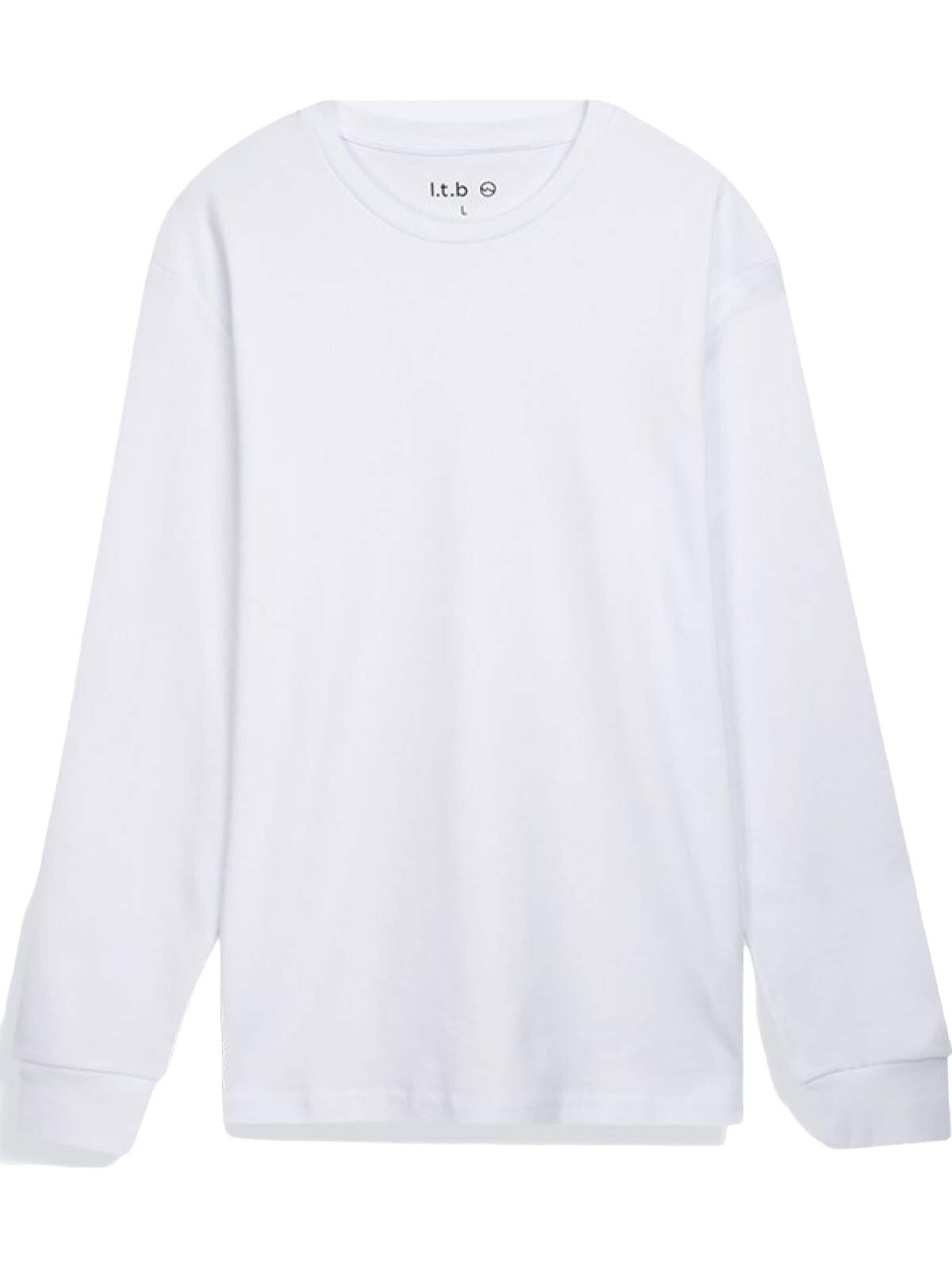 Sweat-shirt LTB Jeans en blanc : devant