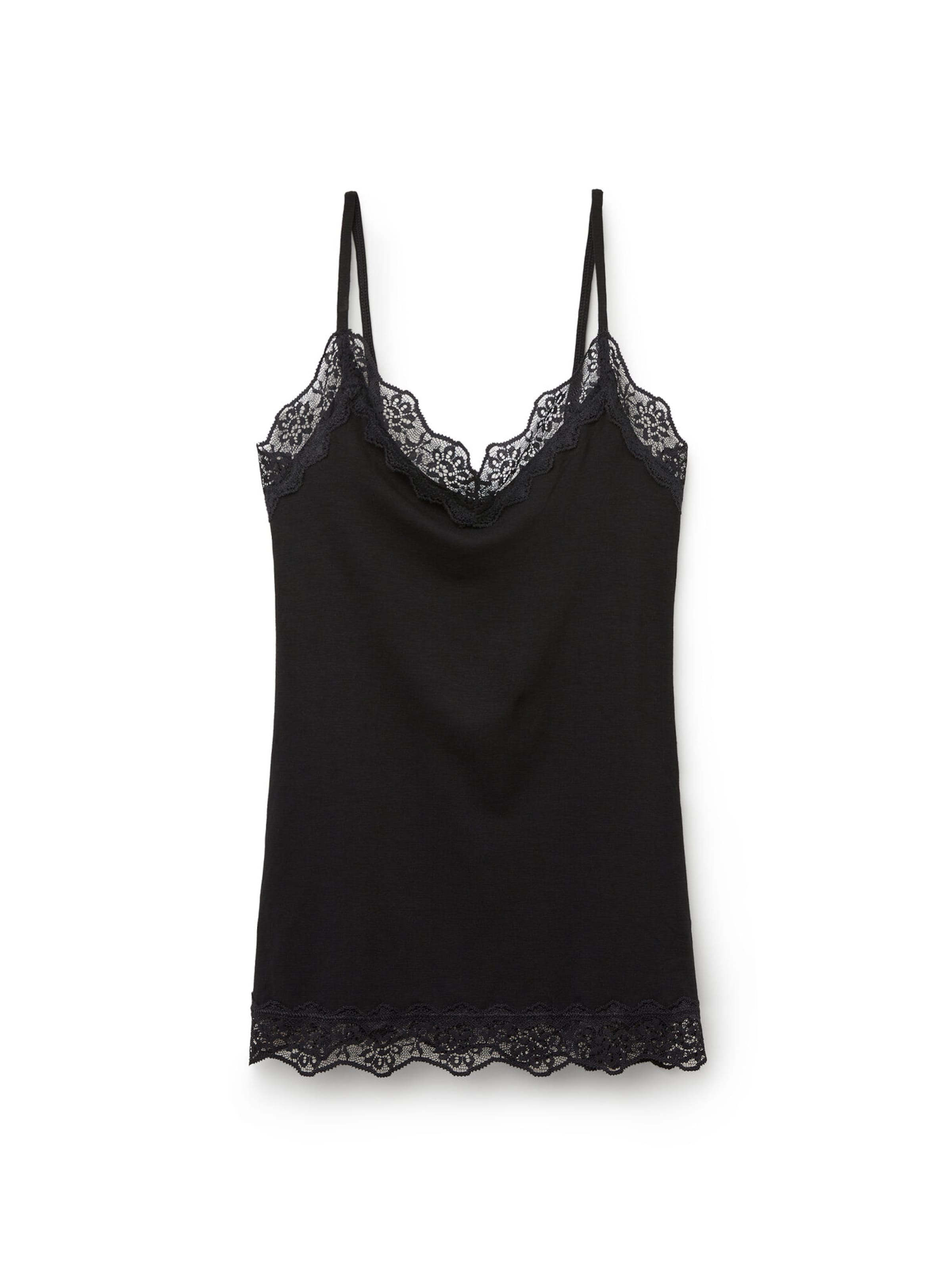 Tezenis Top in Black: front