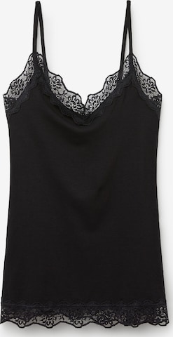 Tezenis Top in Black: front