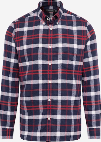 BURTON MENSWEAR LONDON - Ajuste regular Camisa en azul: frente