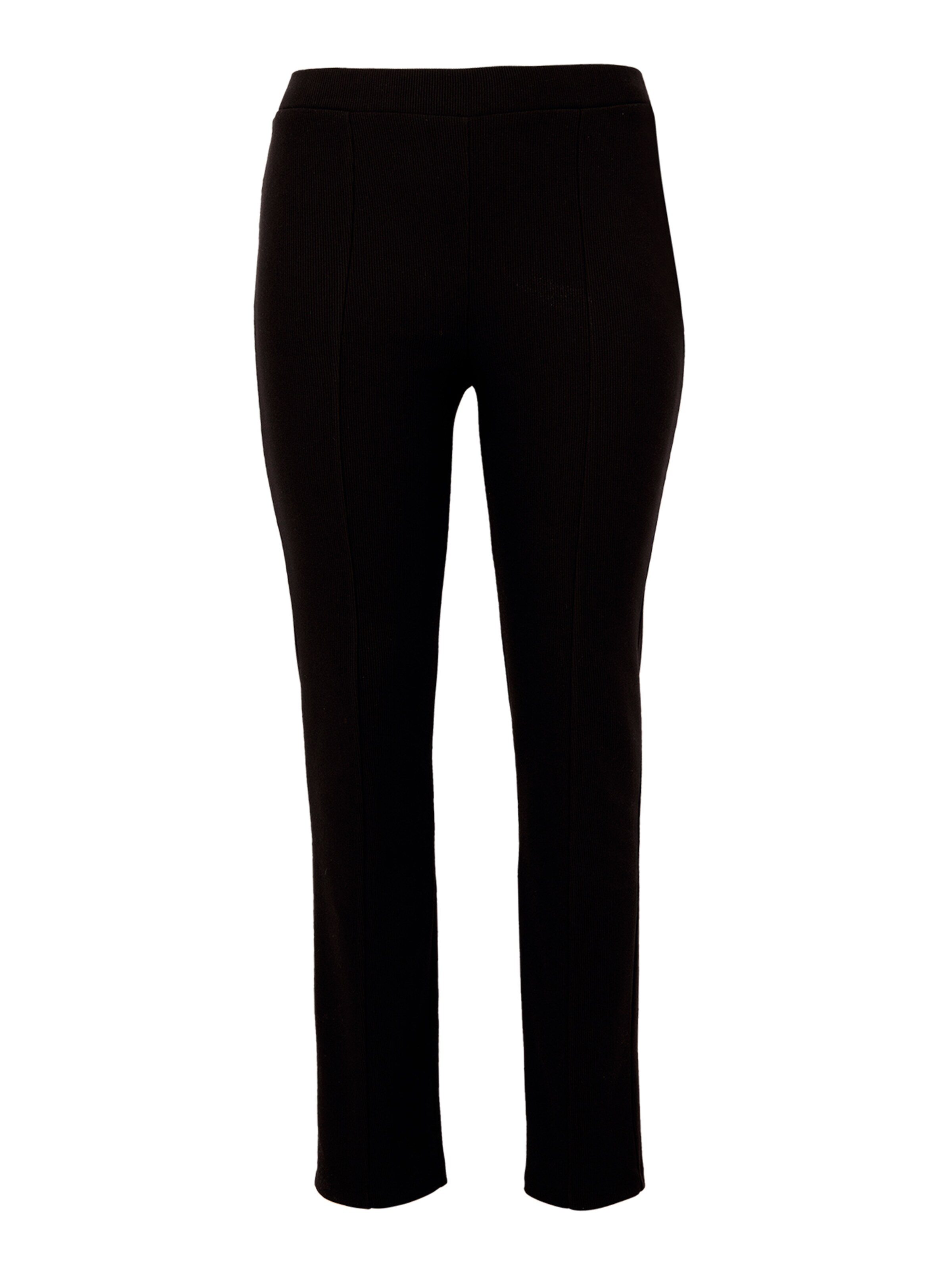 YOEK Bootcut Pantalon in Zwart: voorkant