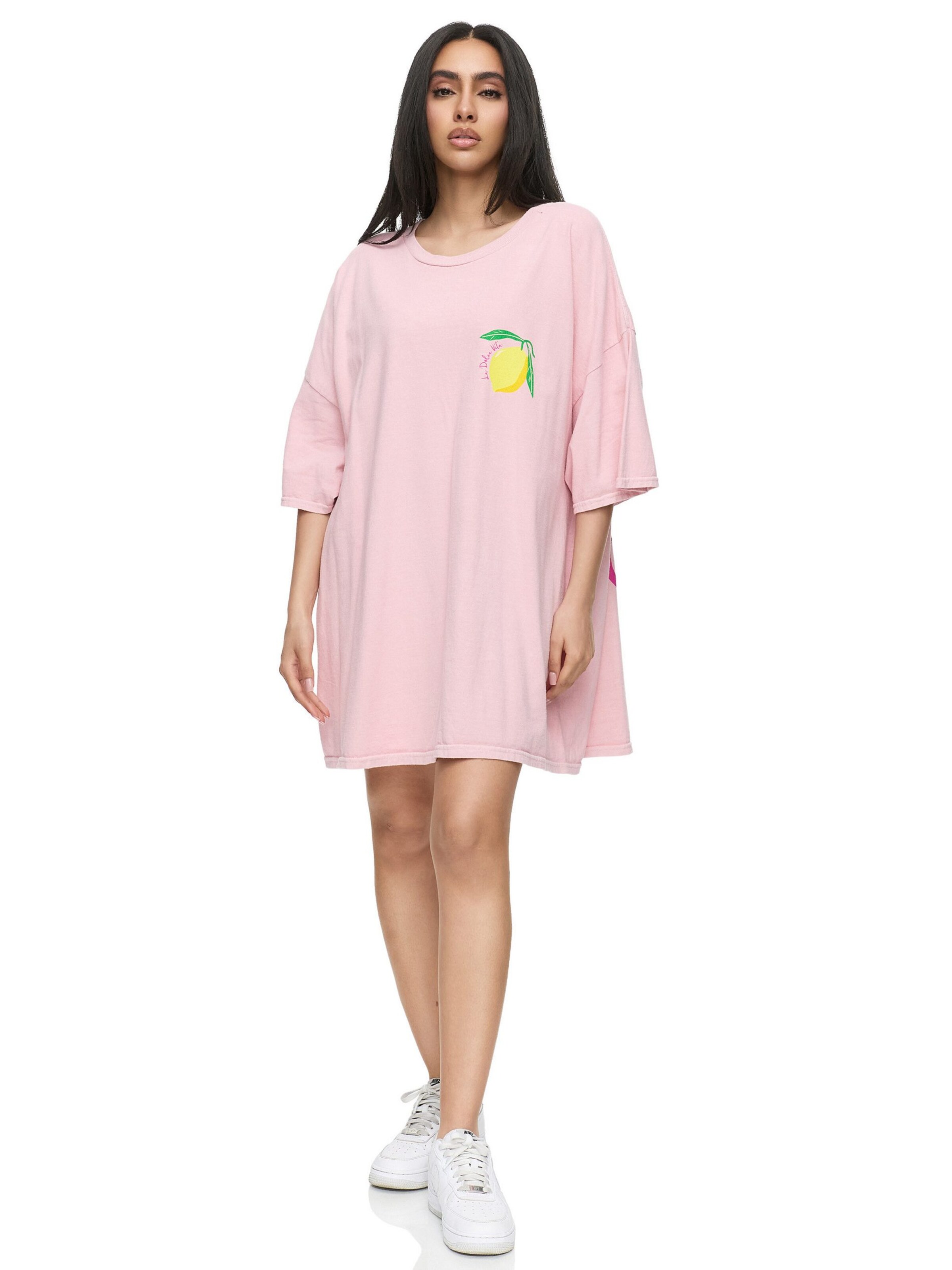 Worldclassca Oversizeshirt 'Limon Cello'‌‌‌‌‌‌‌‌ in Pink