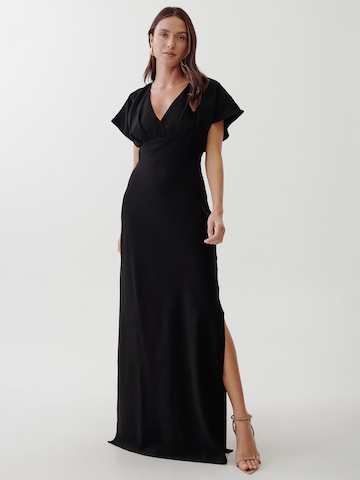 Tussah Φόρεμα 'ELORA' σε μαύρο: μπροστά