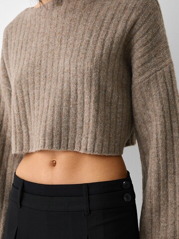 Bershka Sweater in Brown