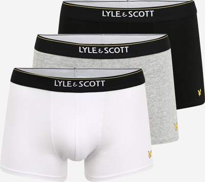 Lyle & Scott Bokserid 'FERGUS' kollane / meleeritud hall / must / valge, Tootevaade