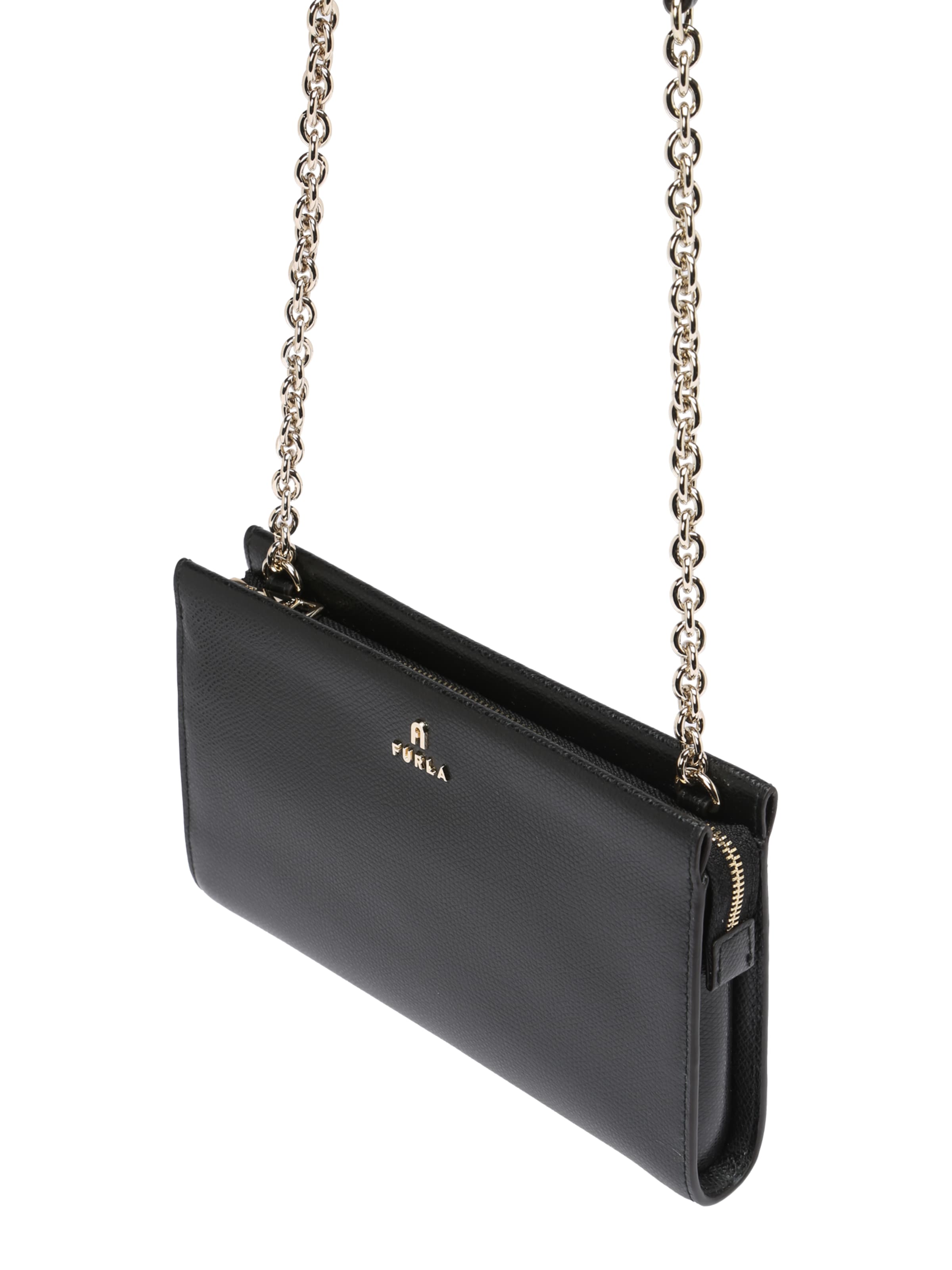 FURLA Torba za čez ramo 'Camelia' | črna barva: sprednja stran