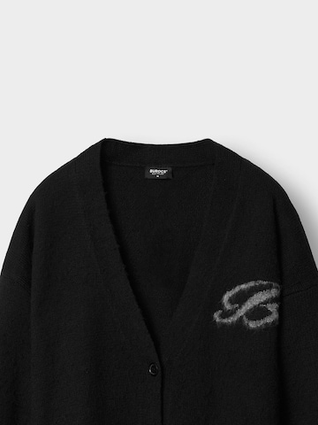 Burocs Strickjacke 'Fuzzy' in Schwarz