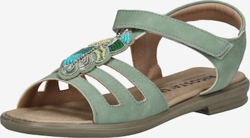 RICOSTA Sandale in Grün: Vorderseite