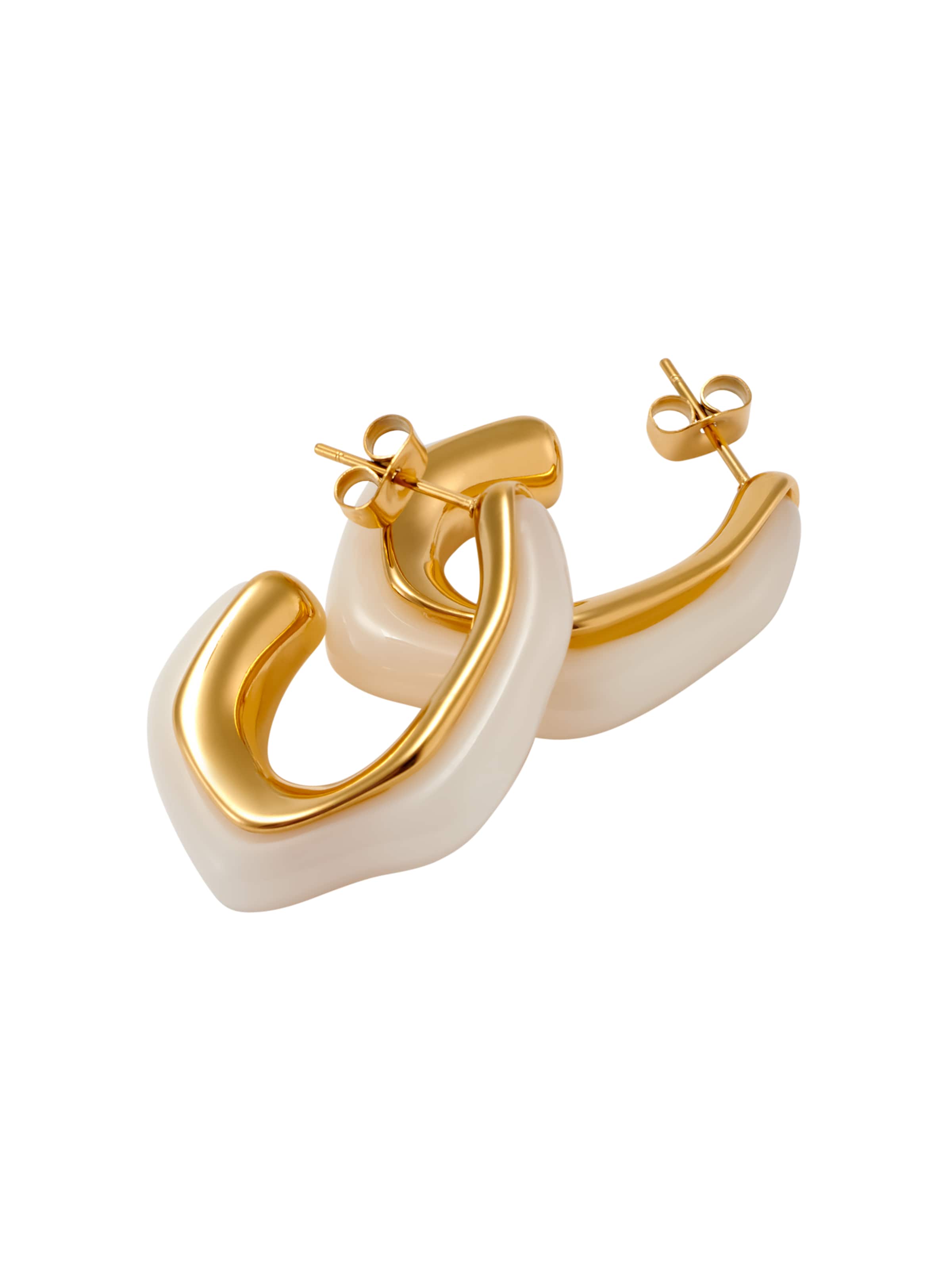 EDITED Обеци 'Ova' в злато