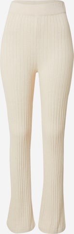 Cotton On Bootcut Kalhoty – bílá: přední strana