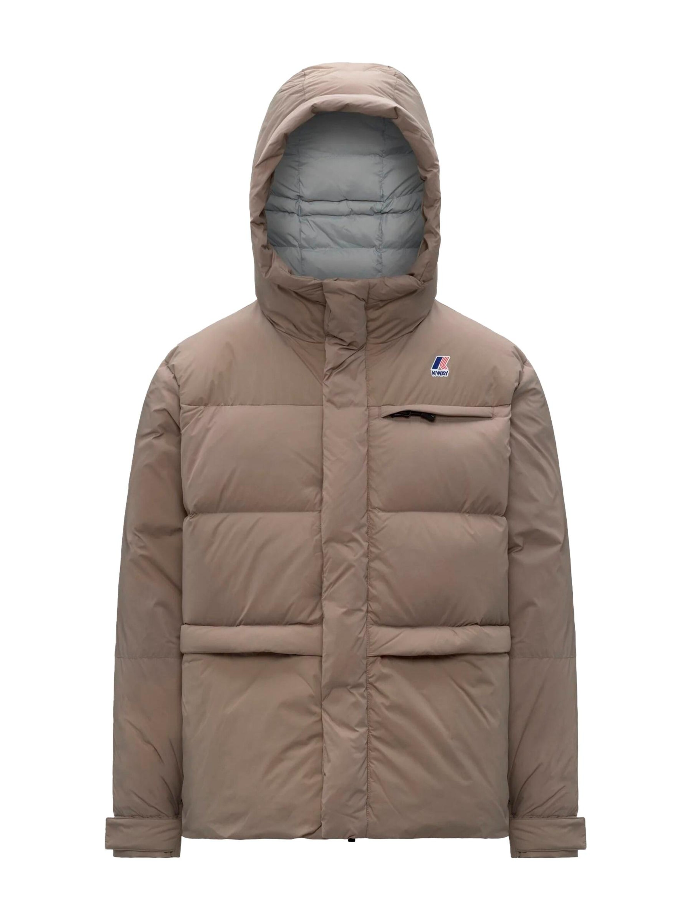 K-Way Winterjas 'LE VRAI 4.0 AURELE HEAVY WARM GIUBBINO' in Beige: voorkant