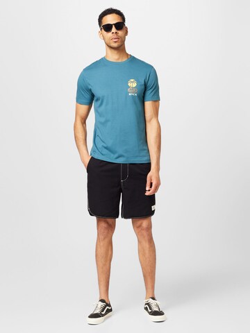 RVCA T-Shirt 'COBRA MIRAGE' in Blau