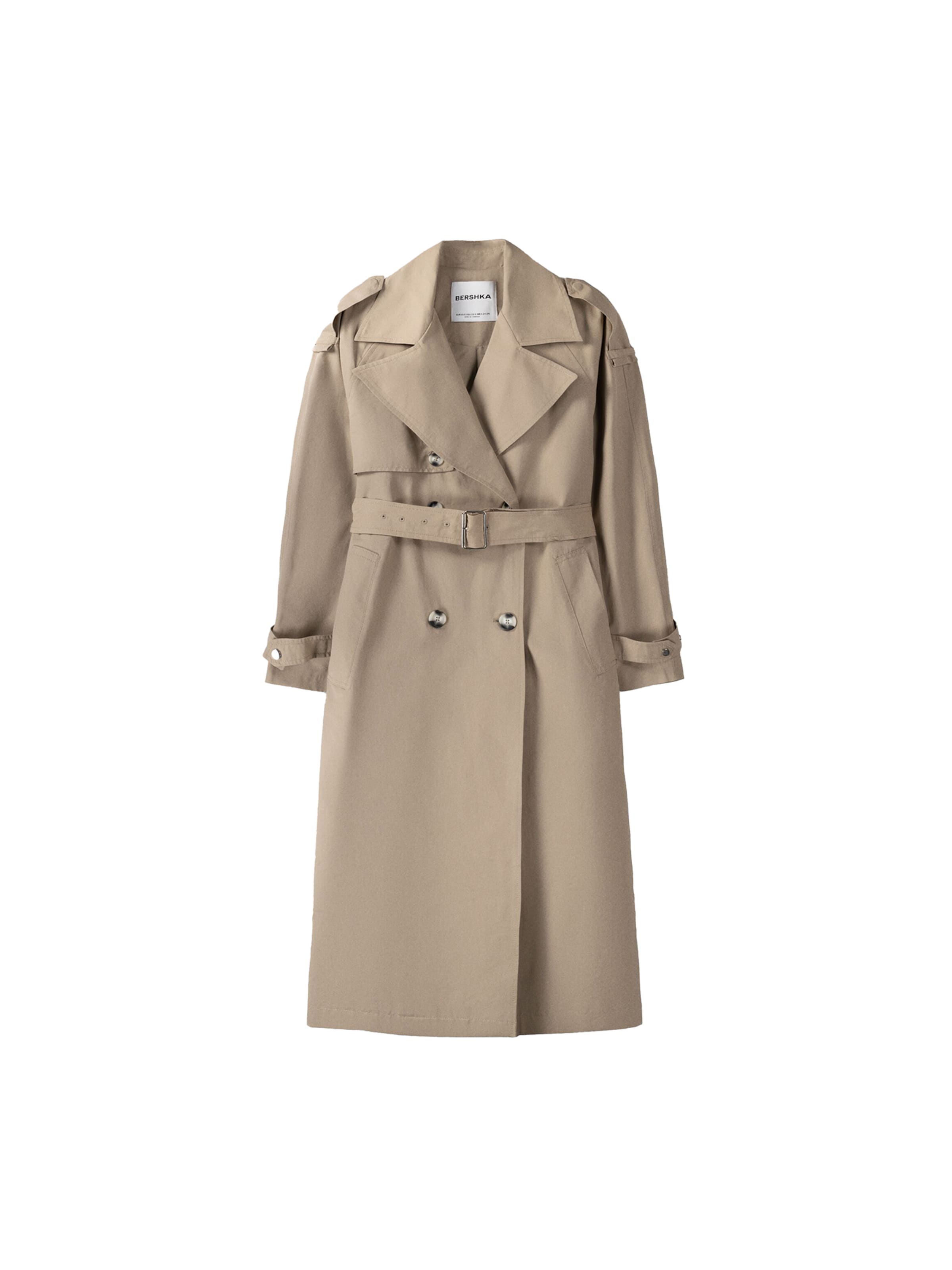 Bershka Átmeneti kabátok - bézs: elől