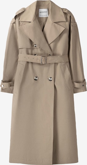 Cappotto di mezza stagione Bershka di colore beige scuro, Visualizzazione prodotti