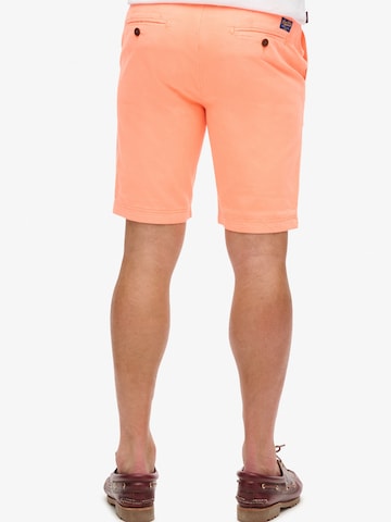 Superdry Regular Chino Pants in Orange