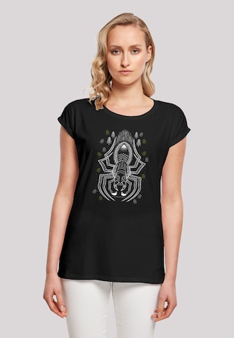 F4NT4STIC Shirt 'Harry Potter Aragog Line Art' in Black: front