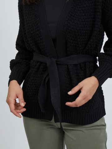 VILA Knit cardigan 'Liomy' in Black