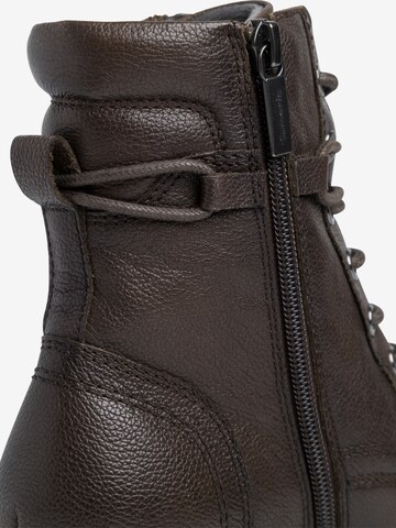 TAMARIS Lace-Up Ankle Boots in Brown