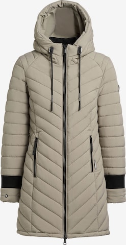 khujo Pitkä talvitakki 'Nita4' värissä harmaa: etupuoli