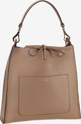 ABRO Schultertasche 'Raquel' in Beige: predná strana