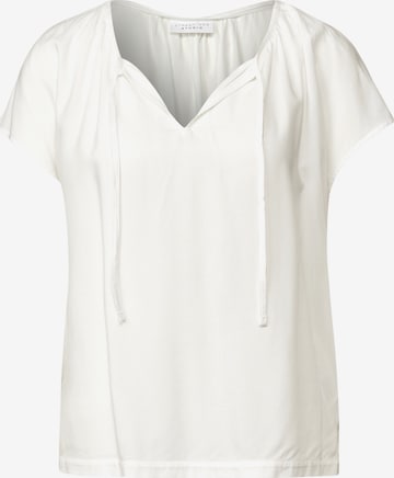Street One Studio Blouse in White: front