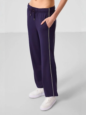 Wide Leg Pantalon Tommy Life en violet