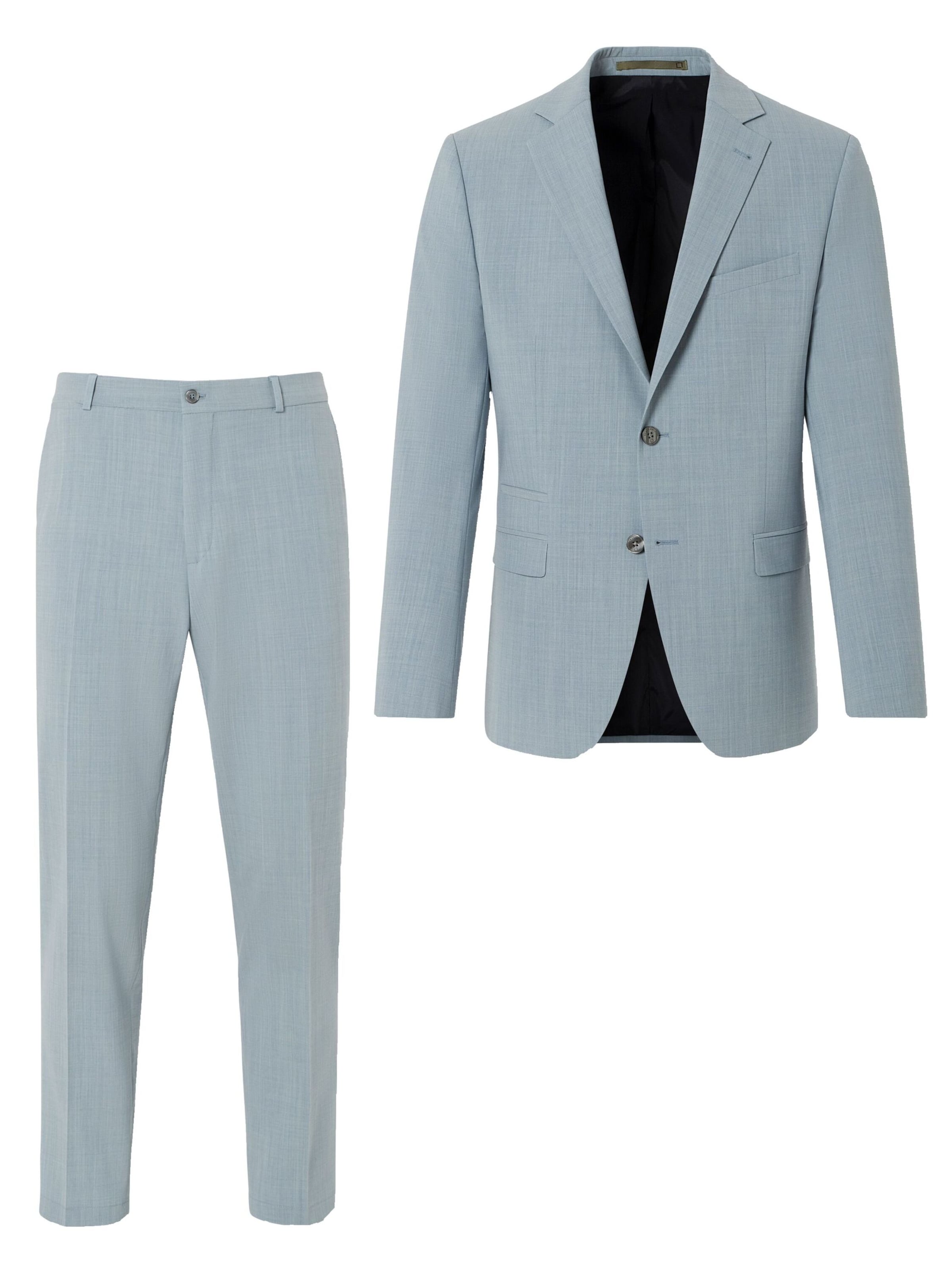 BENVENUTO Slimfit Anzug 'SALVI Iago' in Blau: Vorderseite