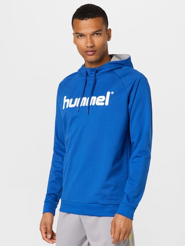 Felpa di Hummel in blu: frontale