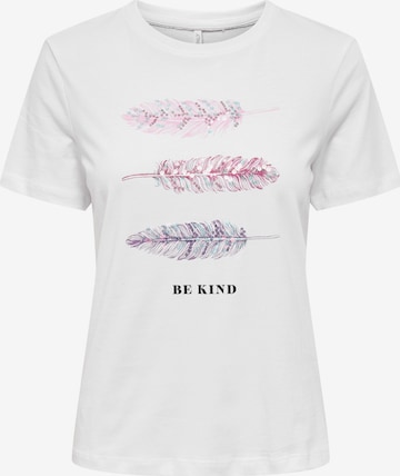 ONLY T-Shirt 'KITA' in Weiß: predná strana